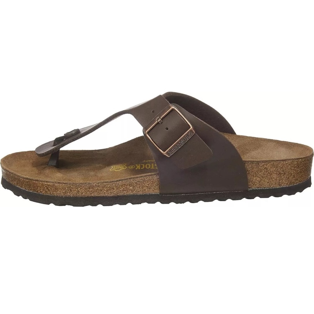 New in-Box Birkenstock Women's Ramses Birko Flor Sandal Dark Brown-Size 38